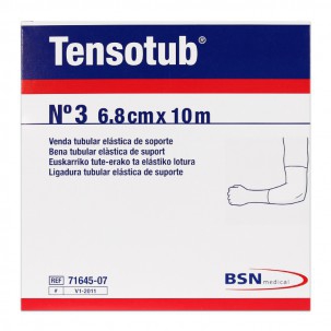 Tensotub Nº 3 Extremitäten Medium Erwachsene: Leichte elastische Schlauchkompressionsbandage (6,8 cm x 10 Meter)